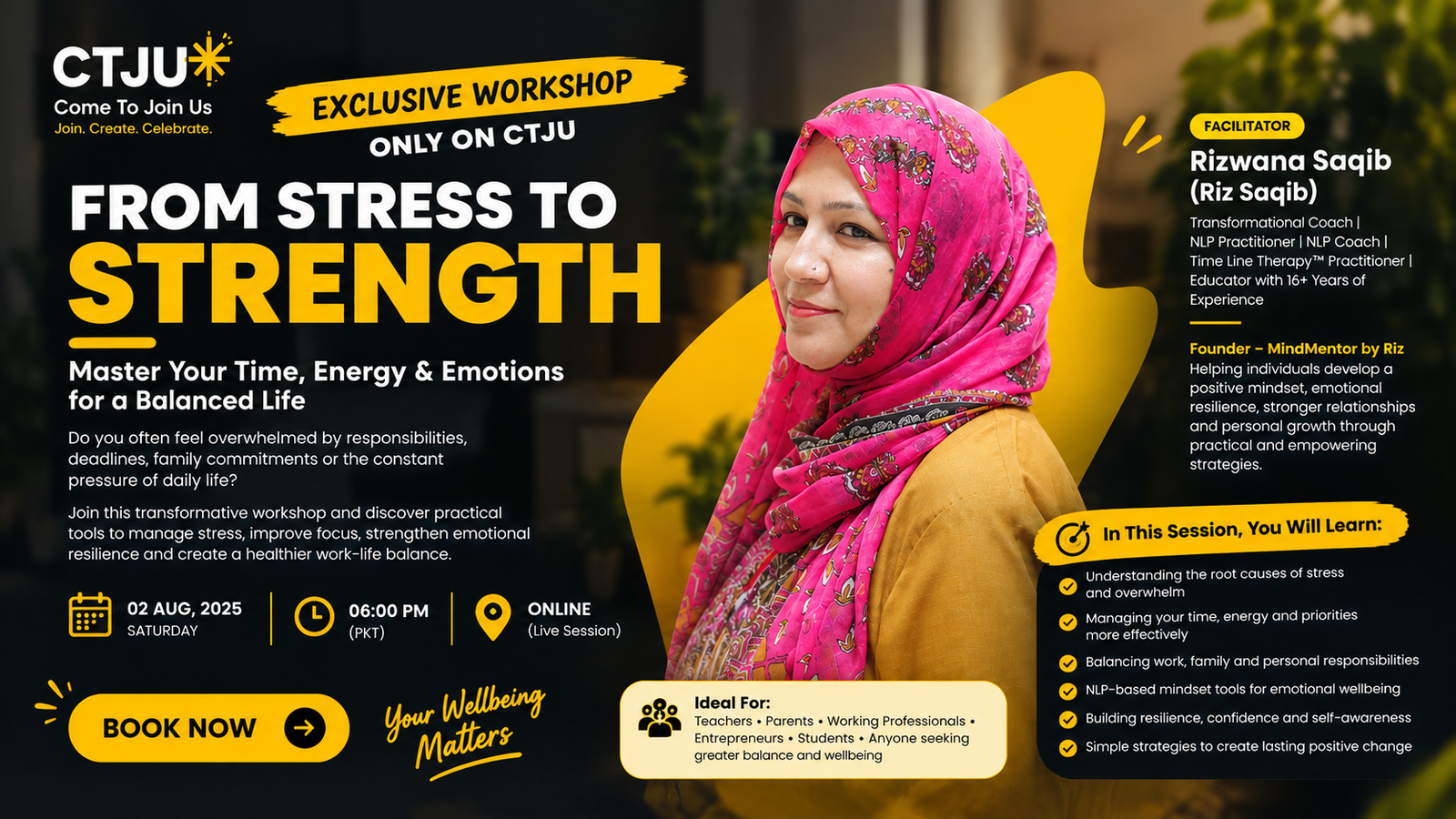 FROM STRESS TO STRENGTH – Master Your Time, Energy & Emotions for a Balanced Life